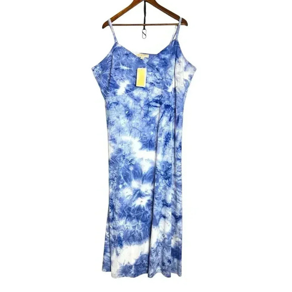 COPY - NWT Michael Michael Kors tie dye empire waist spaghetti strap maxi dress… - Picture 3 of 9